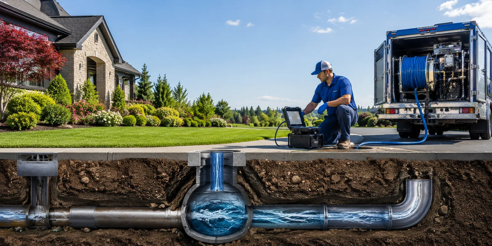 Drainage restoration information for Halstead, KS